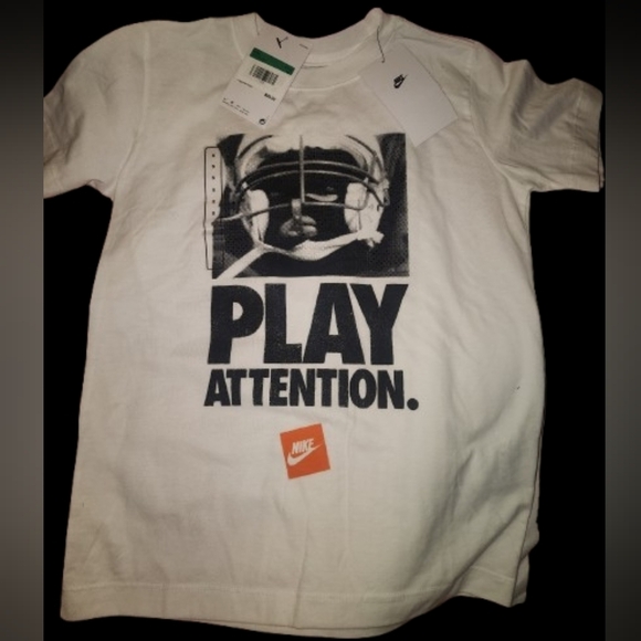 Nike Other - Nike Kids White and Black Graphic Tee Size Small